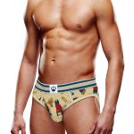 Prowler Lumberbear Open Brief - XSmall - Brown/Blue