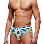 Prowler Autumn Scene Brief - XSmall - Blue/Orange