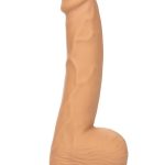 Silicone Studs Realistic Dildo 8in - Vanilla