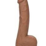 Silicone Studs Realistic Dildo 8in - Caramel