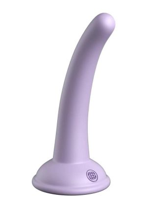 Dillio Platinum Curious Five Silicone Dildo 5in - Lavender