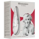 Womanizer Marilyn Monroe Special Edition Rechargeable Clitoral Stimulator - White Marble