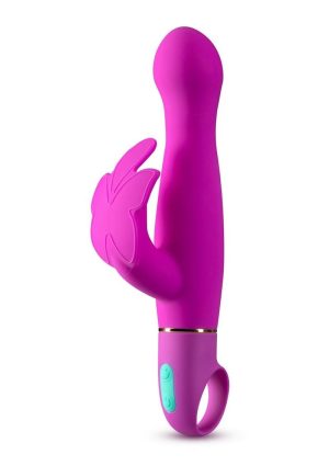 Aria Naughty AF Silicone Vibrator - Plum