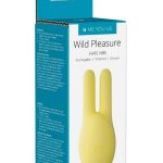 ME YOU US Wild Pleasure Ears Rechargeable Silicone Stimulator - Yellow