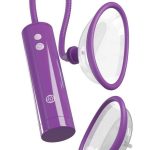 Fantasy For Her Rechargeable Pleasure Pump Kit with Remote Control - Purple/Clear