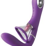 Fantasy For Her Ultimate Pleasure Pro Rechargeable Silicone Vibrator - Purple/Clear