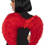 Marabou Trim Wings - O/S - Red