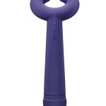 Please Me Rechargeable Silicone Vibrator - Moonlight Indigo