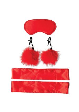 Sex andamp; Mischief Amor Bondage Beginner Kit - Red/Black