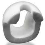 Big-D Shaft Grip Cock Ring - White