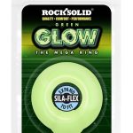 Rock Solid The Mega Ring Glow in the Dark Silicone Cock Ring - Green