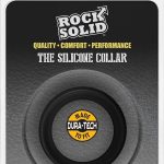 Rock Solid The Silicone Collar Cock Ring - Small - Black