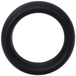 Rock Solid The Silicone Collar Cock Ring - Small - Black