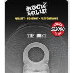 Rock Solid The Hoist Dual Cock Ring - Clear