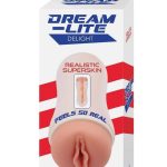 Dream-Light Delight Realistic Vagina Masturbator - Vanilla