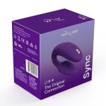 We-Vibe Sync Rechargeable Silicone Couples Vibrator with Remote Control - Purple