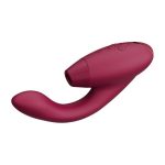 Womanizer Duo 2 Silicone Rechargeable Clitoral and G-Spot Stimulator - Bordeaux