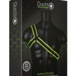 Ouch! Gladiator Harness Glow in the Dark - Small/Medium - Green