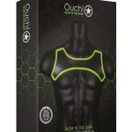 Ouch! Neoprene Harness Glow in the Dark - Small/Medium - Green