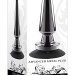 Advanced Metal Plug Rechargeable Vibrating Anal Plug - Black