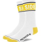 Prowler Side Socks - White/Yellow