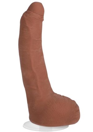 Signature Cocks Leo Vibe Dildo 7.5in - Caramel