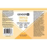 Gender X Tropical Passion Water Based Flavored Lubricant 2oz.