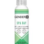 Gender x Spa Day Water Based Flavored Lubricant 2oz - Mint