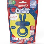 Screaming O 4B Ohare Vibrating Cock Ring - Blueberry