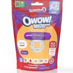 Screaming O 4B O Wow Vibrating Ring - Grape