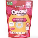 Screaming O 4T O Wow Vibrating Ring - Strawberry