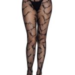 Leg Avenue Bar Net Tights - O/S - Black