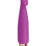 Bodywand Mini Vibes Bop Rechargeable Silicone Clitoral Stimulator- Purple