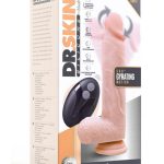 Dr. Skin Silicone Dr. Ethan Gyrating Dildo 8.5in - Vanilla