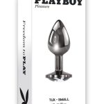 Playboy Tux Metal Anal Plug - Small - Black