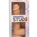 Silicone Studs Dual Density with Suction Cup Base 6.25in - Vanilla