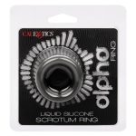 Alpha Liquid Silicone Scrotum Ring - Gray