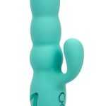 California Dreaming Del Mar Rechargeable Silicone Dual Stimulator - Teal