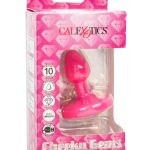 Cheeky Gems Rechargeable Silicone Vibrating Probe - Small - Pink