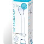 Glas Double Play Dual-Ended Dildo 9.5in - Clear