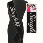 Single AF Sash - Black/White