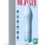 Oh My Gem Ardor Rechargeable Silicone Vibrator - Aquamarine