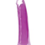 Lollicock Glow in the Dark Silicone Dildo 7in - Purple