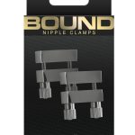 Bound Nipple Clamps V1 - Gunmetal Gray