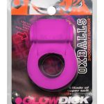 Glowdick Silicone Cockring with LED - Pink Ice