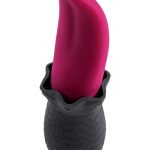 Selopas Tongue Teaser Rechargeable Silicone Clitoral Stimulator - Black