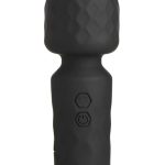 Bang! 10X Mini Silicone Rechargeable Wand - Black