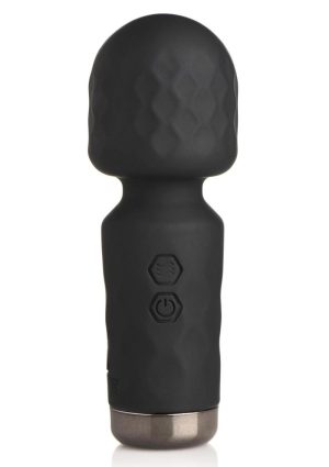 Bang! 10X Mini Silicone Rechargeable Wand - Black