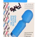 Bang! 10X Mini Silicone Rechargeable Wand - Blue