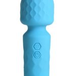 Bang! 10X Mini Silicone Rechargeable Wand - Blue